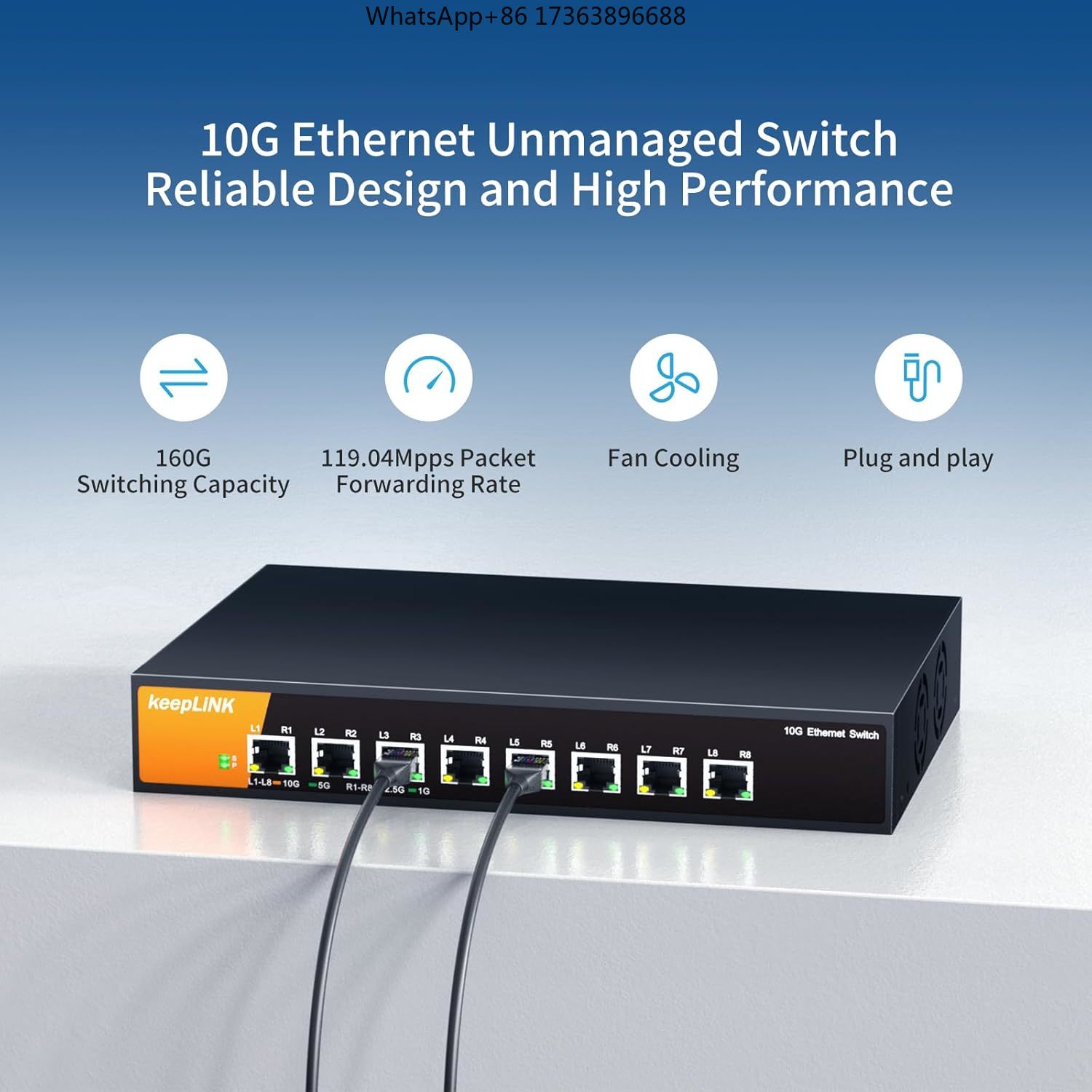 Switch Ethernet Não Gerenciado - 8 Port 2.5G Switch Unmanaged avaliação e preço