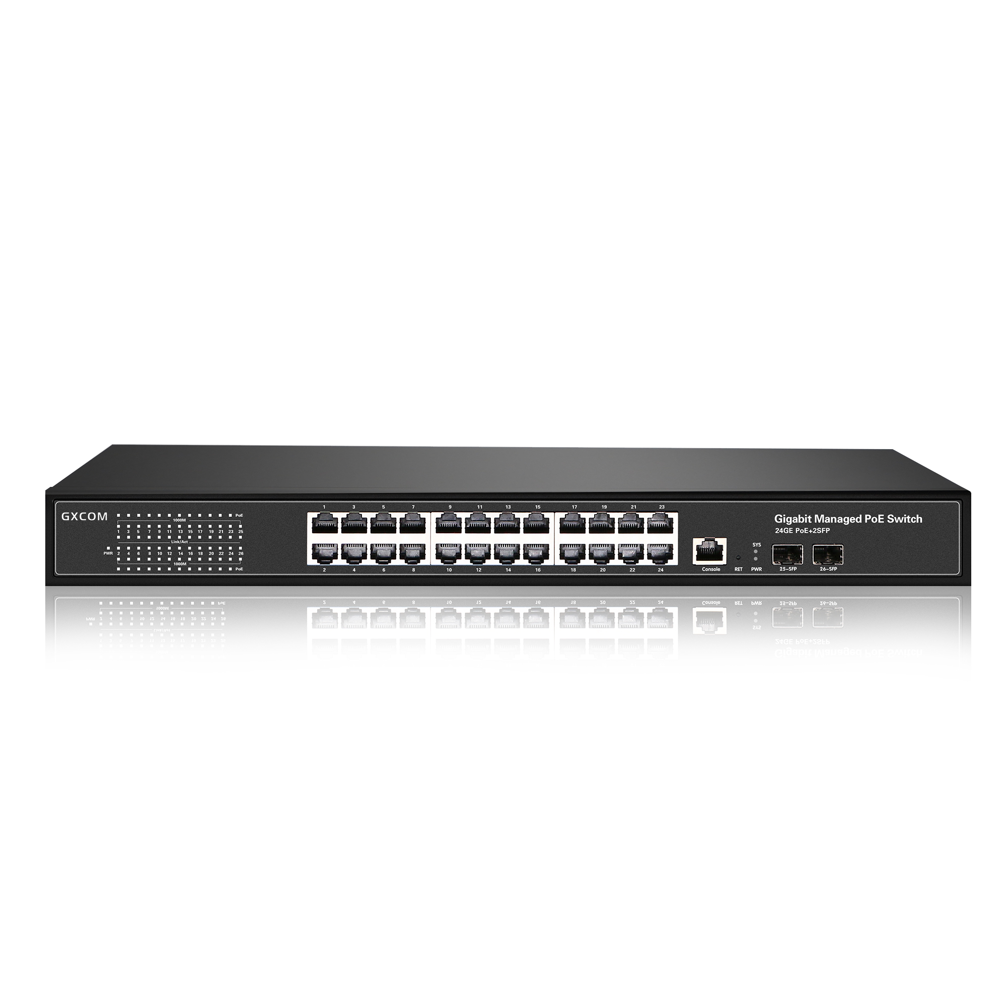 Switch PoE gerenciado Gigabit  - Managed Switch 24 Port Gigabit avaliação e preço