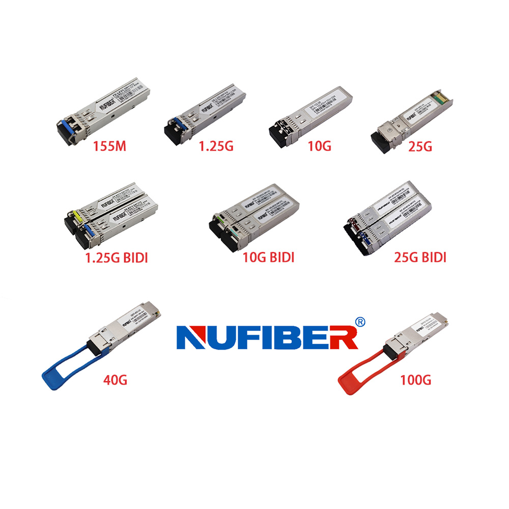 5PCS Nufiber 155M 1G 10G 25G 4 - Sfp Module 10G Lr avaliação e preço