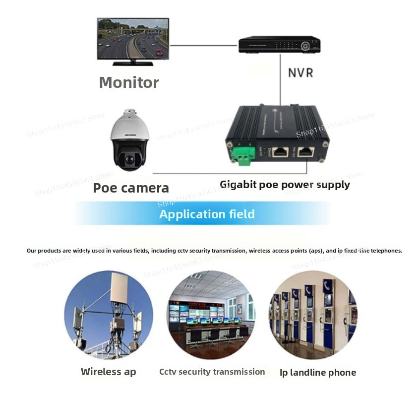 Injetor PoE Gigabit 30W, Monta - Poe Injector Gigabit 30W avaliação e preço