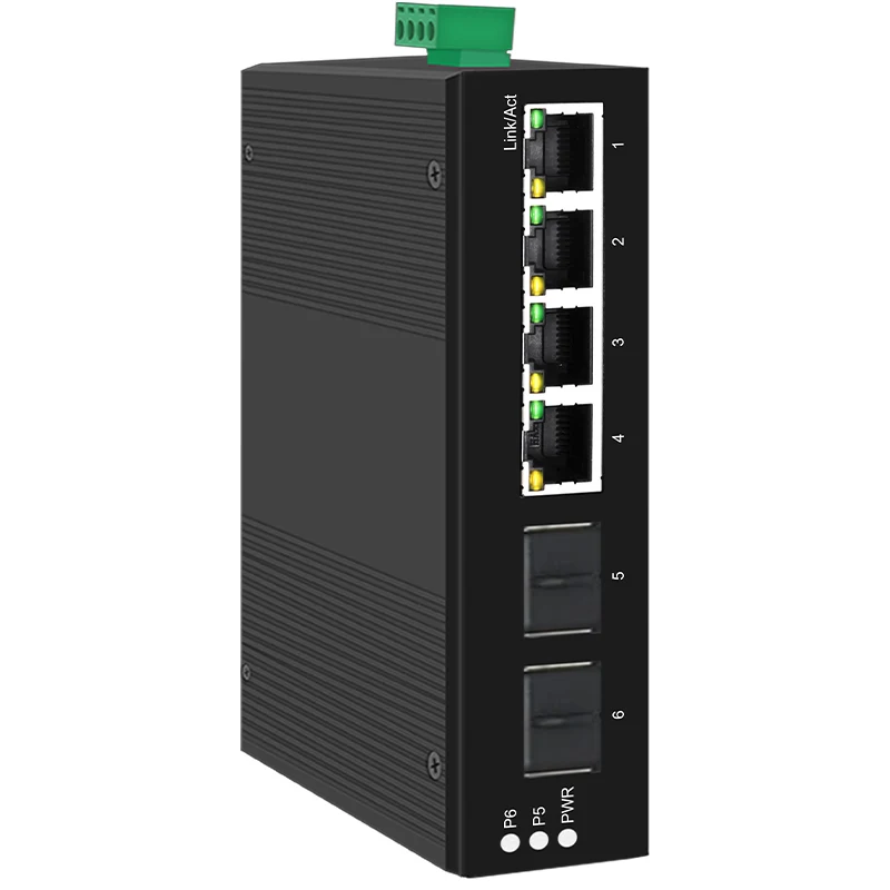 Switch PoE industrial, 4/8 por - Industrial Switch Din Rail Gigabit avaliação e preço