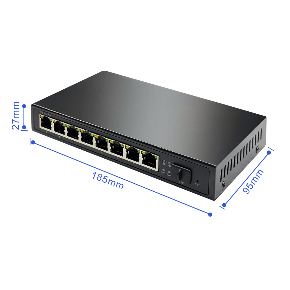 Switch Ethernet de Rede Não Ge - 8 Port 2.5G Switch Unmanaged avaliação e preço