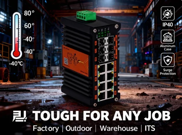 Switch PoE gerenciado industri - 10G Sfp+ Switch 8 Port avaliação e preço